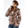 Pelle Pelle Brown Love Moschino Women Jacket