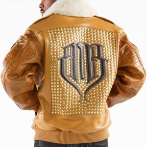 Pelle Pelle Mb Bomber Mustard Leather Jacket