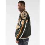 Pelle Pelle Dark Green Varsity Wool Jacket