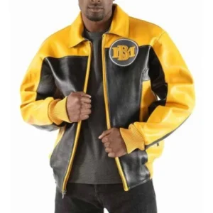 Pelle Pelle MB Yellow Black Leather Jacket | Men Jacket