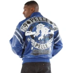 Pelle Pelle Blue Leather Jacket