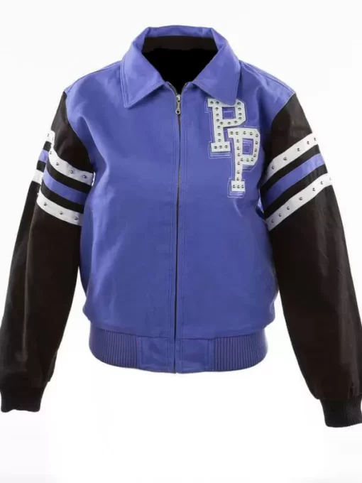 Pelle Pelle Purple Chicago Windy City Wool Jacket view 2