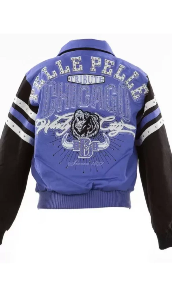 Pelle Pelle Purple Chicago Windy City Wool Jacket