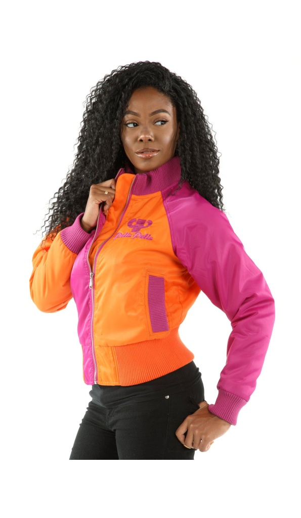 Pelle Pelle Women Pink And Orange Jacket