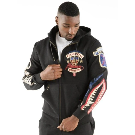 Pelle Pelle Black American Bruiser MB Jacket