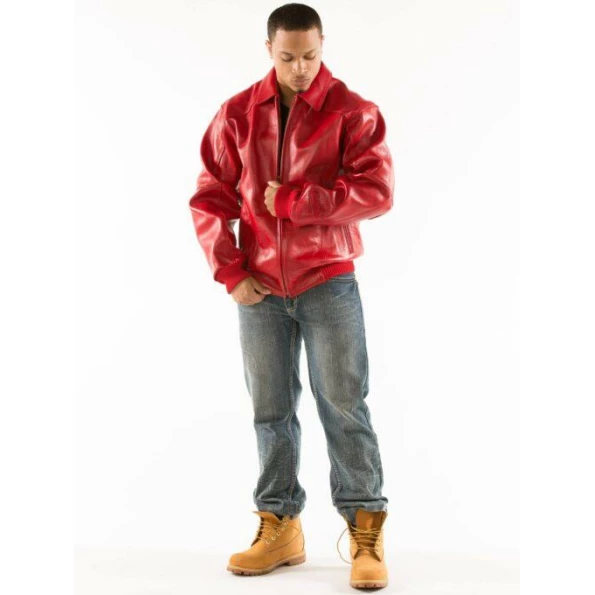 PELLE PELLE ROSSO CORSA RED LEATHER JACKET view 4