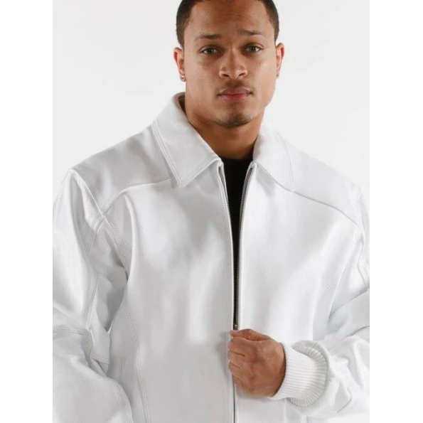 PELLE PELLE WHITE LEATHER JACKET BEAUTIFUL