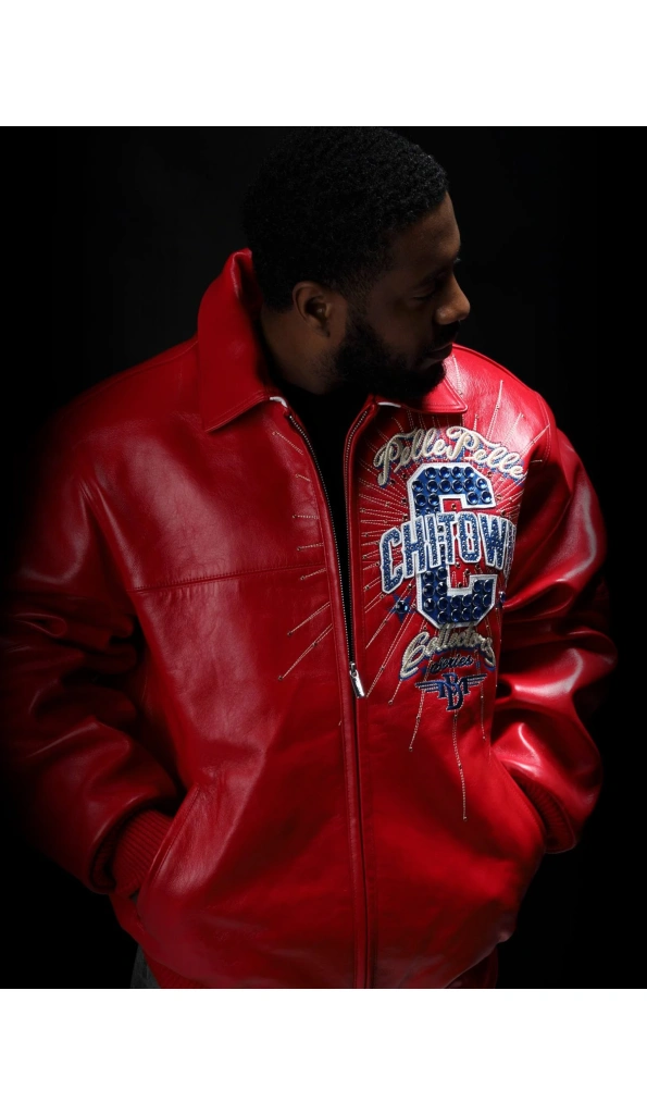 Pelle Pelle Red Chi-town MB Leather Jacket