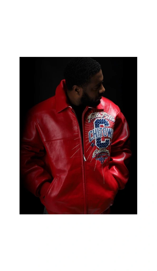 PELLE PELLE CHITOWN RED LEATHER JACKET