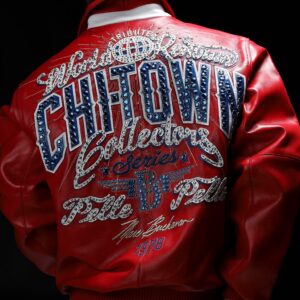 Pelle Pelle Chi Town Red Leather Jacket