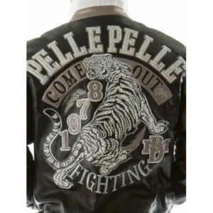 PELLE PELLE FIGHTING BLACK LEATHER JACKET view 2