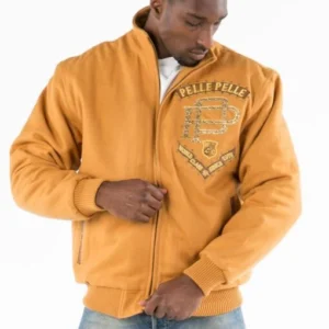 Pelle Pelle Yellow Born Free MB Wool Jacket