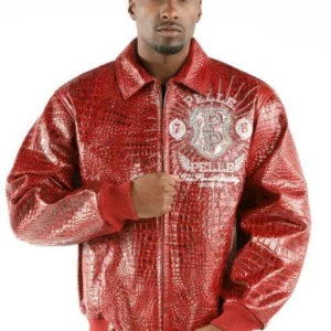 PELLE PELLE CUSTOM MADE RED LEATHER JACKET