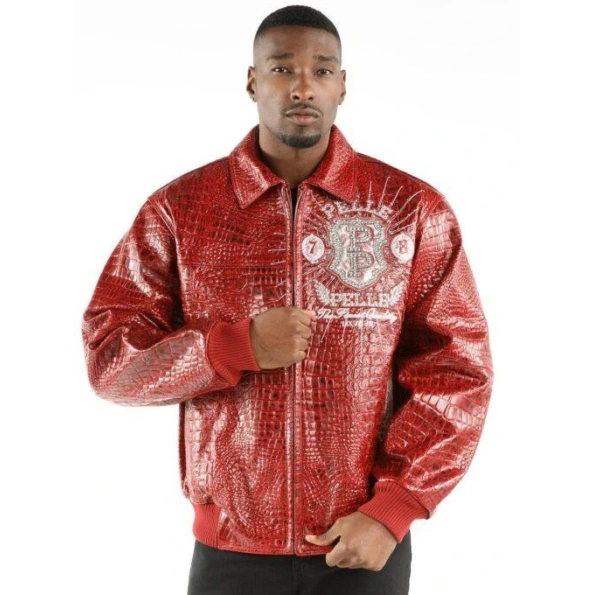 Pelle Pelle Eye On The Prize Red Jacket