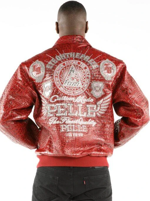Pelle Pelle Eye On The Prize Red Jacket | Men Jacket view 2
