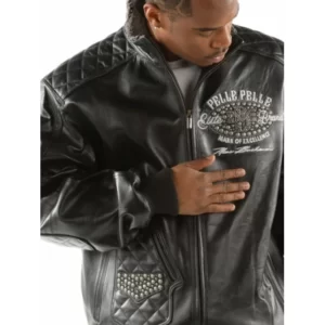 PELLE PELLE BLACK GENUINE LEATHER JACKET view 1