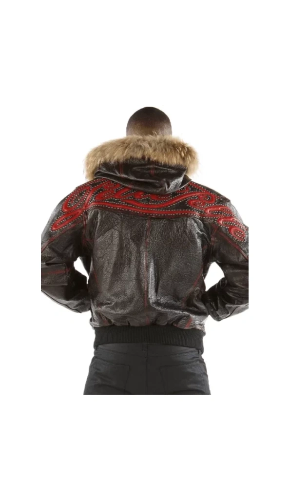 PELLE PELLE IMPRESSIVE HOODIE BLACK JACKET