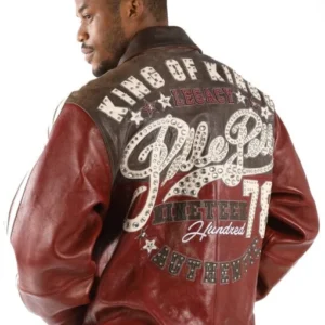 Pelle Pelle Legacy 1978 Leather Jacket | Dark Brown & Maroon view 2