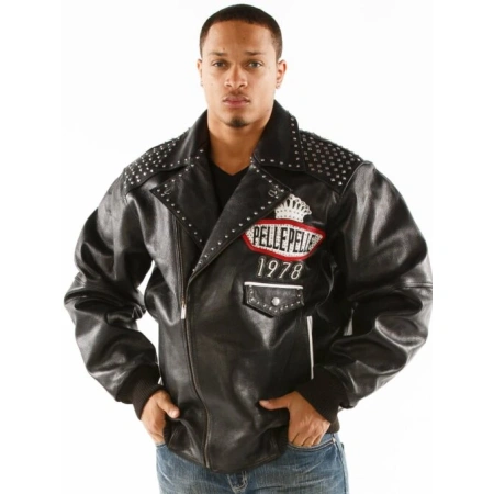 Pelle Pelle Black Lethal Men Leather Jacket