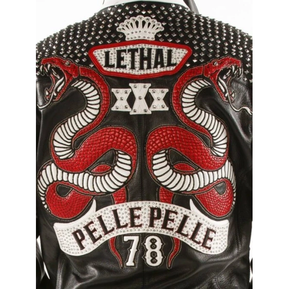 Pelle Pelle Black Lethal Men Leather Jacket