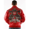 Pelle Pelle Red Lethal Studded Leather Jacket