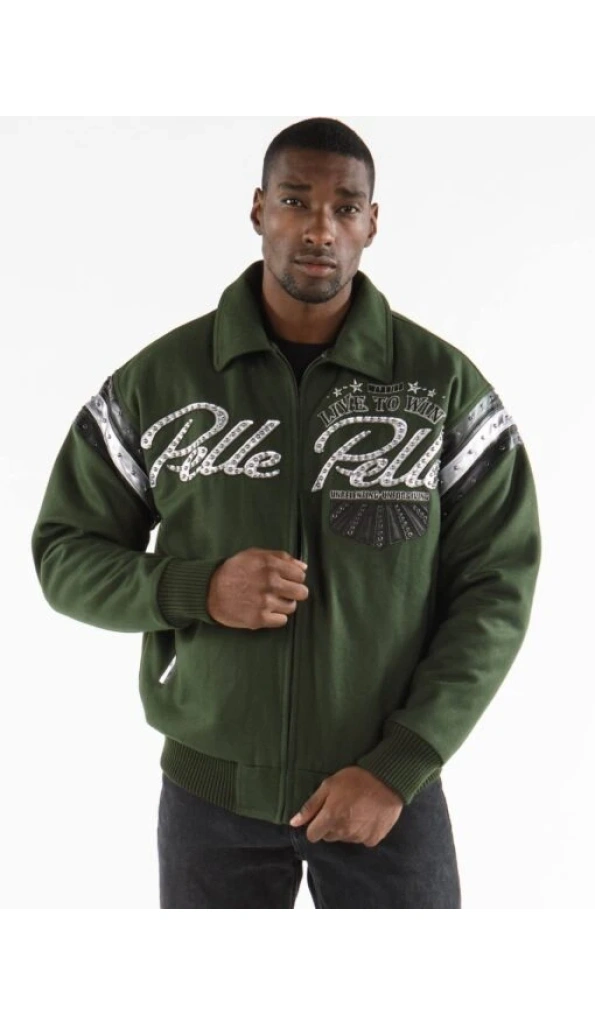 Pelle Pelle Live To Win MB Wool Jacket | Dark Green Jacket