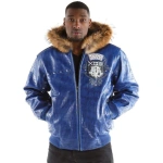 Pelle Pelle Shoulder Crest Royal Blue Jacket