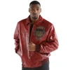 Pelle Pelle Men Red Emblem Leather Jacket