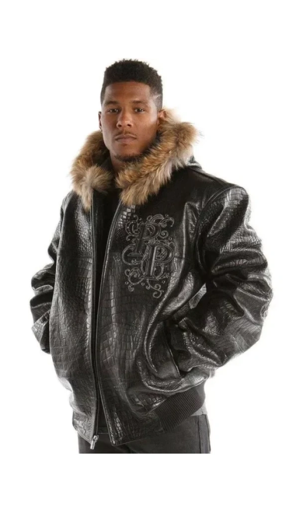 Pelle Pelle Legend Black Fur Hood Jacket | Leather Jacket