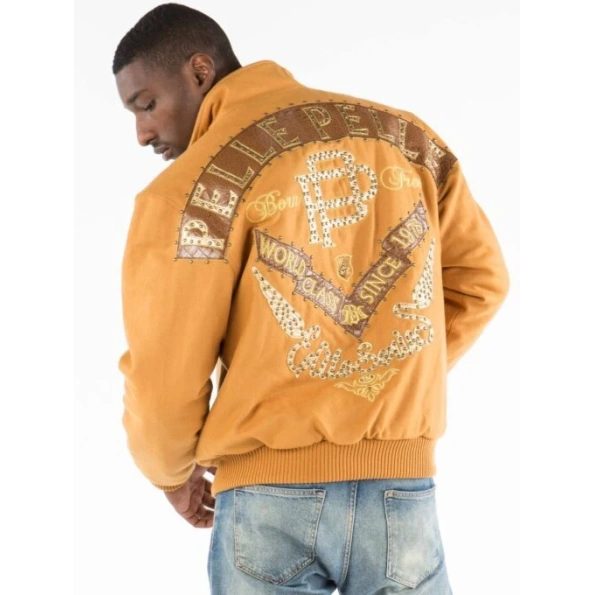 Pelle Pelle Yellow Born Free MB Wool Jacket