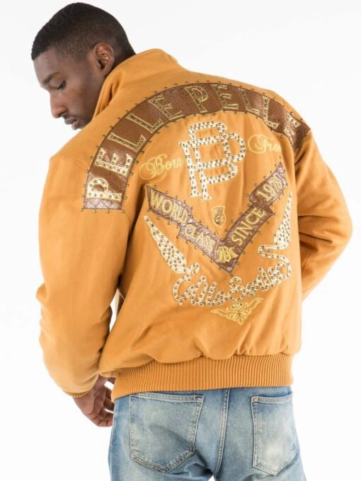 Pelle Pelle Yellow Born Free MB Wool Jacket view 2