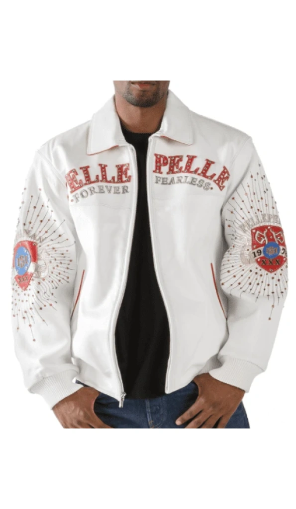 Pelle Pelle Forever Fearless White MB Jacket | Men Jacket