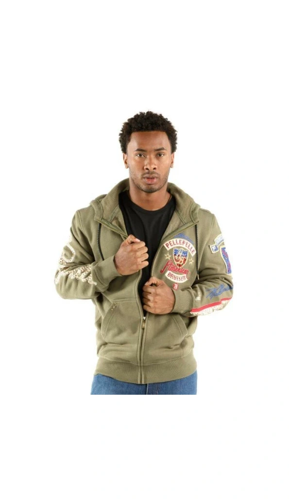 PELLE PELLE BRUISER BEIGE HOODIE