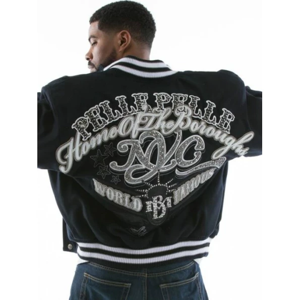 PELLE PELLE NEW YORK CITY BLUE JACKET view 4