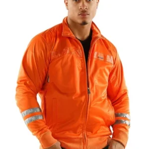 Pelle Pelle Orange Wool Polyester Jacket