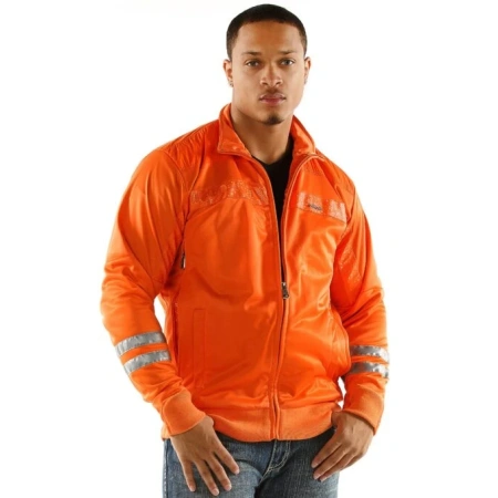 Pelle Pelle Oragne Wool Polyester Jacket