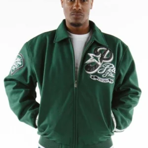 Pelle Pelle Dark Green Tribute Philly MB Jacket | Men Jacket