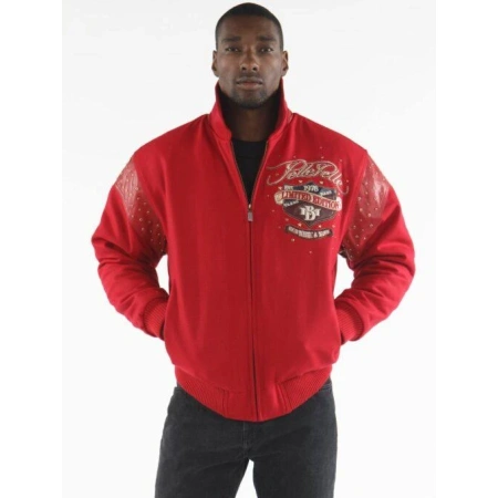 Pelle Pelle Men Red MB Wool Jacket