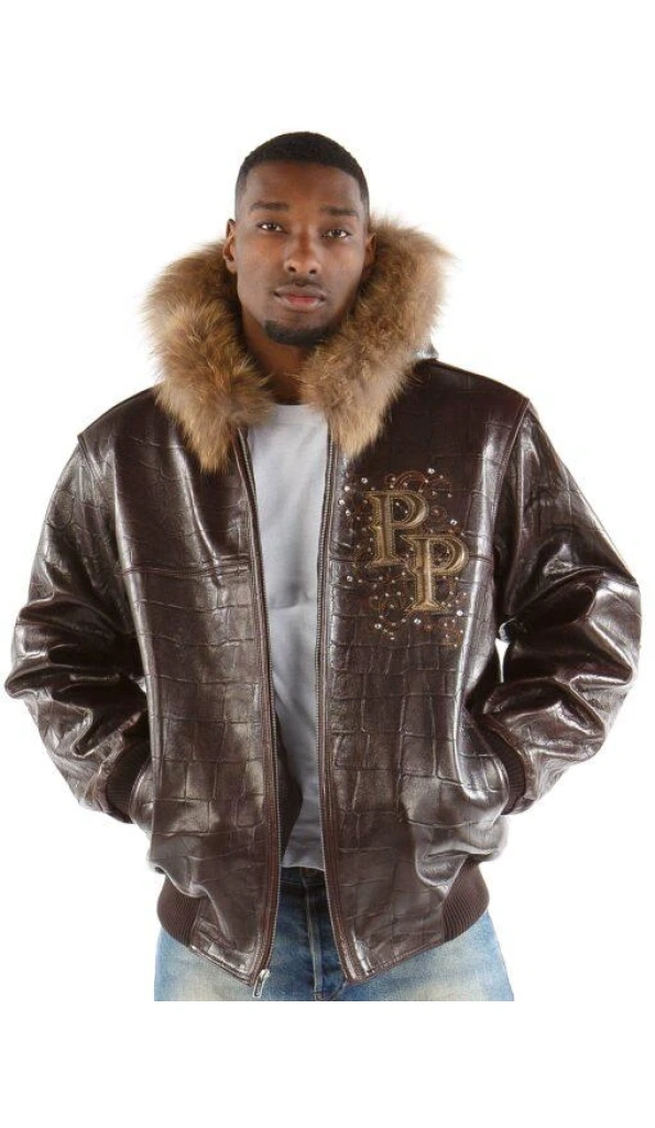 Pelle Pelle Shoulder Crest Dark Brown Jacket | MB Jacket