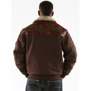 PELLE PELLE STUDDED BROWN JACKET view 2