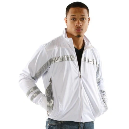 Pelle Pelle White Wool Polyester Jacket