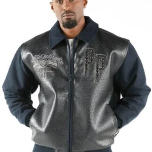 Pelle Pelle Navy Blue True To Our Roots Jacket | MB Jacket