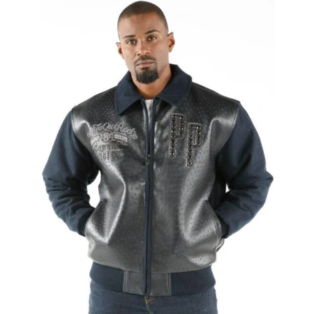 Pelle Pelle Navy Blue True To Our Roots Jacket