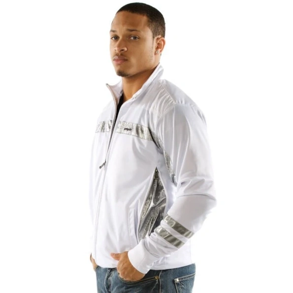 Pelle Pelle White Wool Polyester Jacket