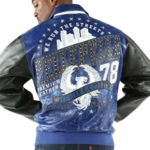 Pelle Pelle Wild Ones Never Die Blue Jacket | MB Jacket view 2