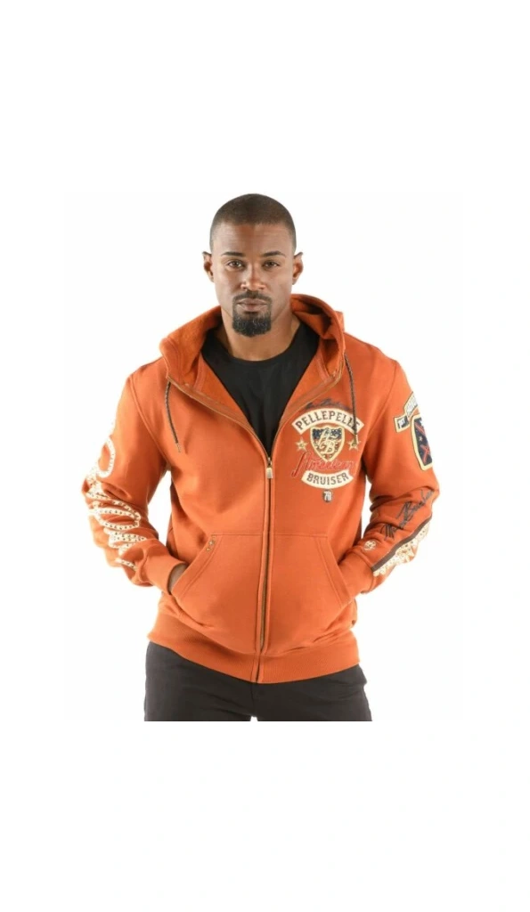 PELLE PELLE BRUISER ORANGE HOODIE