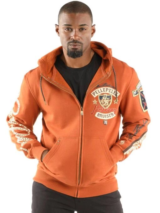 Pelle Pelle Orange American Bruiser MB Jacket | Wool Jacket