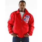 Pelle Pelle Red Tribute Philly Wool Jacket