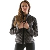 Pelle Pelle Women Quilted Black Biker Jacket