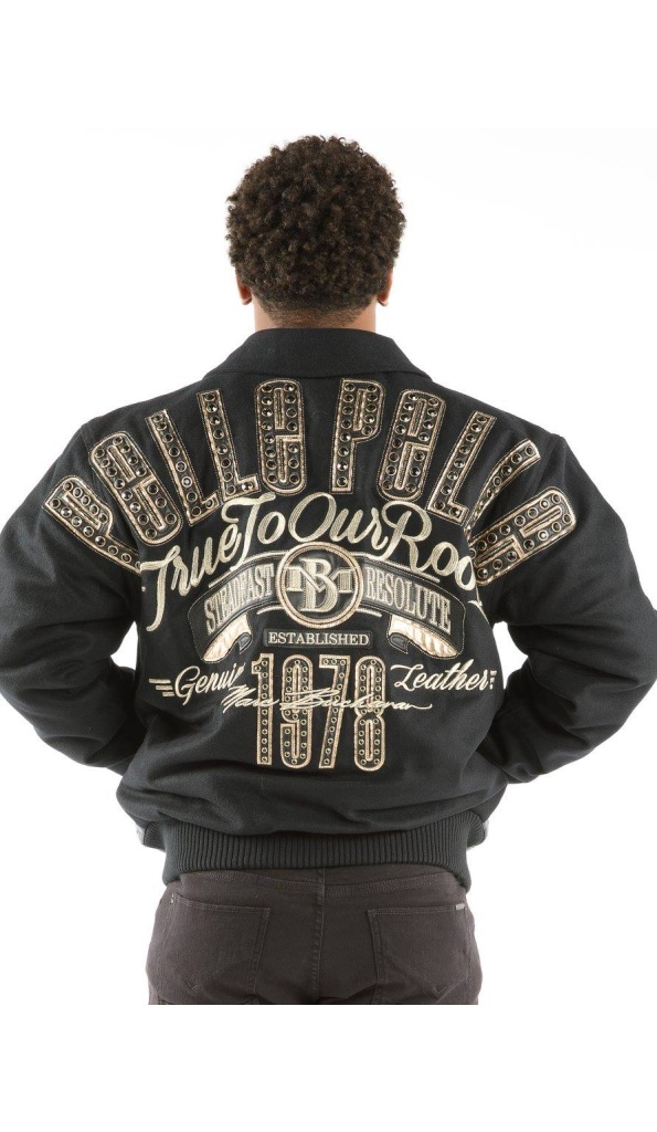 Black Pelle Pelle True to Roots Encrusted Jacket